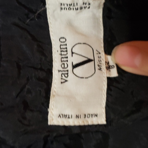 Vintage valentino Miss V velvet/wool blend cropped jacket - Picture 3 of 8